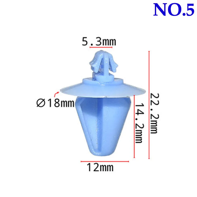 20pcs Plastic Rivets Car Door Panel Fastener Clips for Citroen C4 Peugeot 307 308 Renault Kangoo Clio Berlingo Megane Scudo PSA |