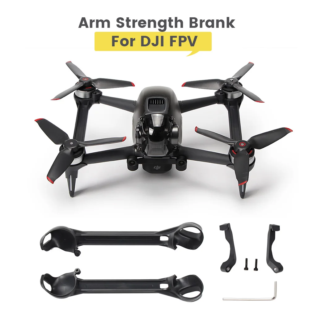 

19.5 g Initial Arm Bracers Component Accessories Set For DJI FPV Drone Arm Strengthening Protective Tape Arm Bracers Screwdriver