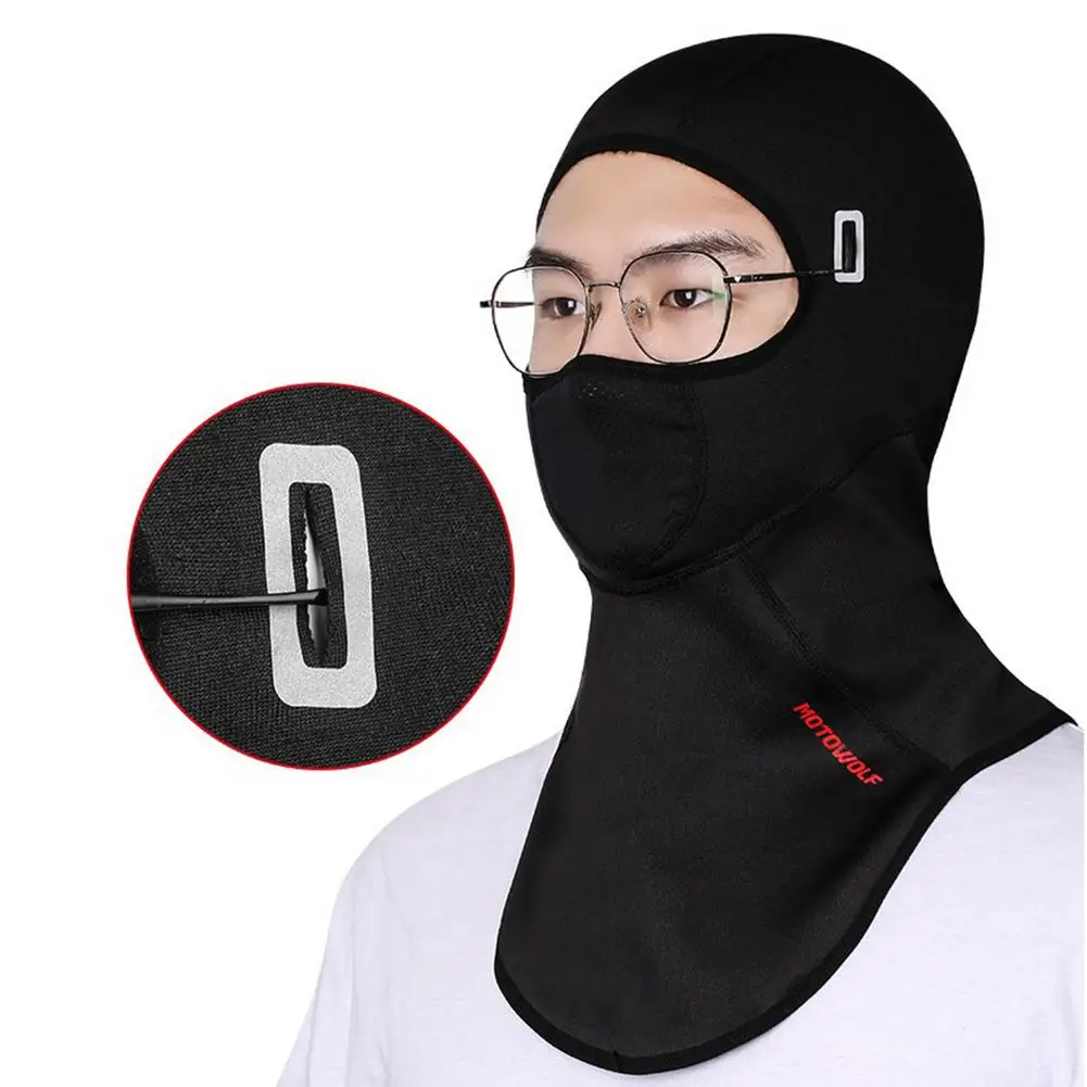

Riding Cold-proof And Warm Hood Durable Motorcycle Winter Plush Velvet Cold-Protective Warmth Hood Windproof And Long Headgear