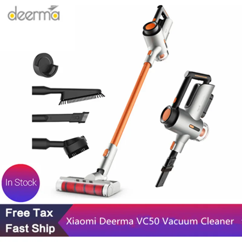 Deerma VC50 VC40 беспроводной пылесос ручной беспроводной пылесос с сильным всасыванием и низким уровнем шума ночной Светильник