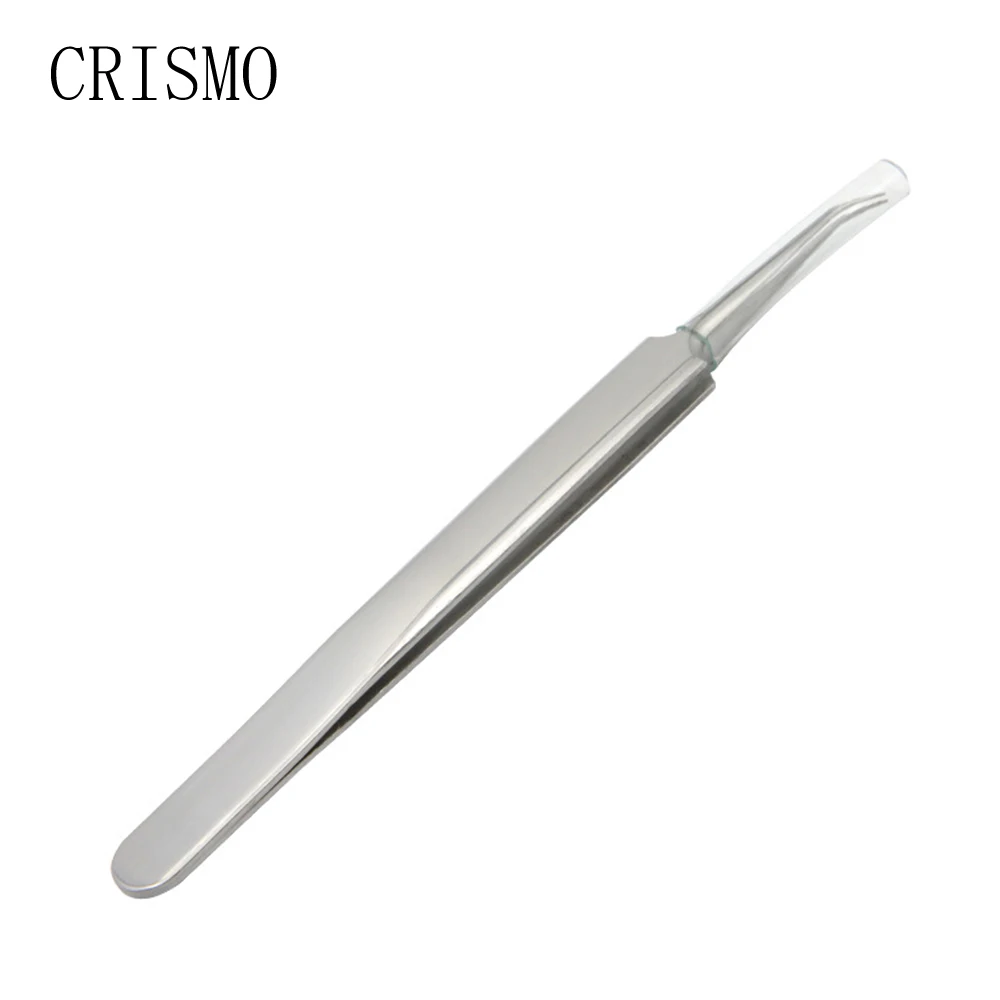 CRISMO нержавеющая сталь угри прыщи экстрактор иглы для удаления изогнутые зажим