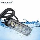 Универсальный автомобильный мигающий красный светодисветильник для грузовика мотоцикла мигающий сигнальный мигающий маячок Предупреждение лампа 18 режимов