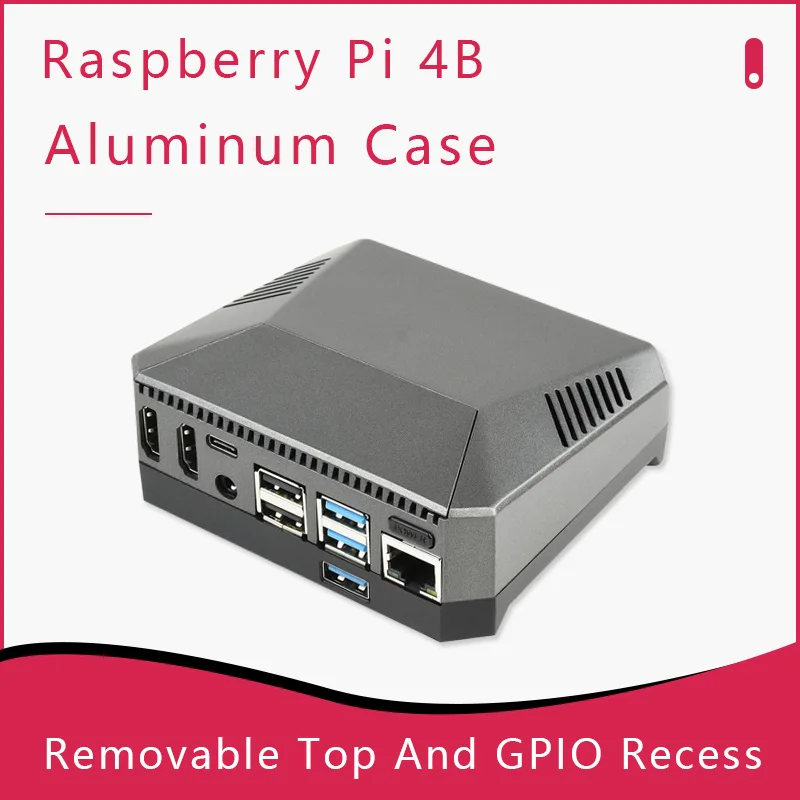 Raspberry Pi 4 Metal Shell ARGON ONE V2 ONE M.2 NANOSOUND ONE Case HiFi Sound With Fan