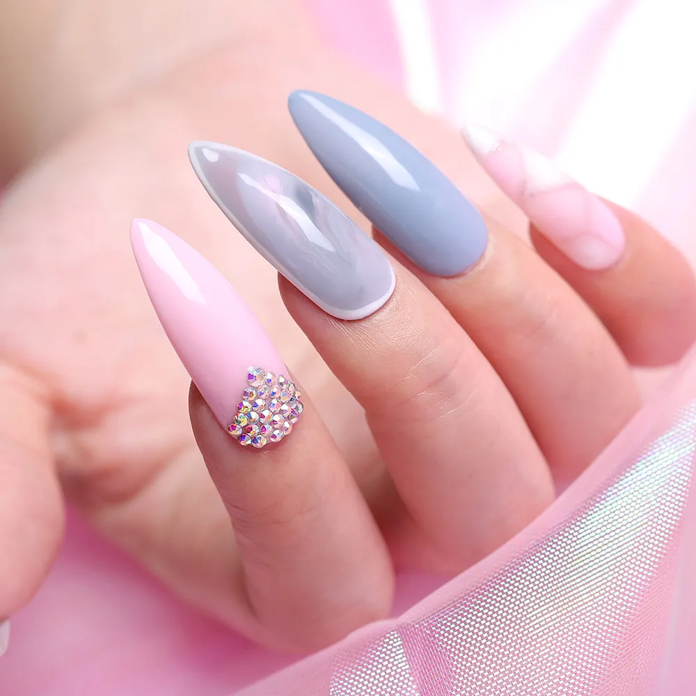 Лазурная красота 12 мл Лак для ногтей маникюр Гель лак отмачиваемый УФ