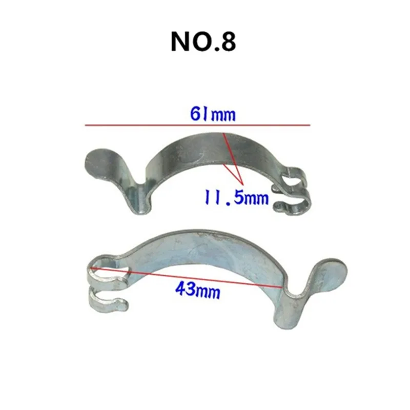 

2 шт. корпус автомобильного воздушного фильтра, электрический сейф, пружинный металлический крепежный зажим для Mazda Honda Toyota Ford VW Fiat Nissan Kia