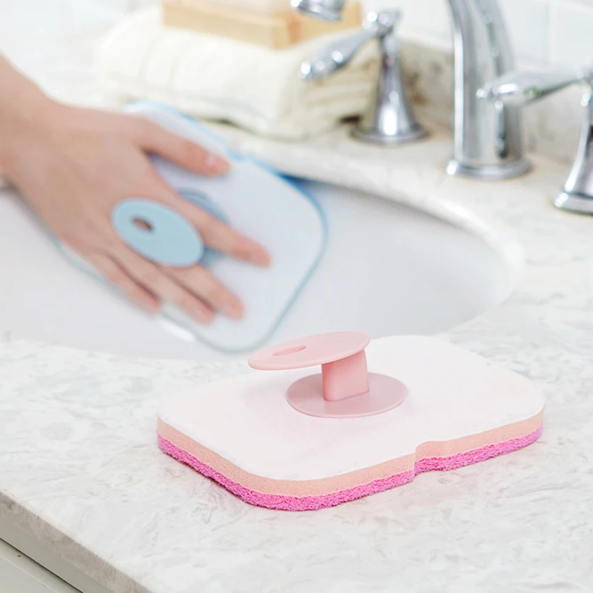 Съемная ручка легко моющаяся щетка для мытья посуды сковородок стен ванны