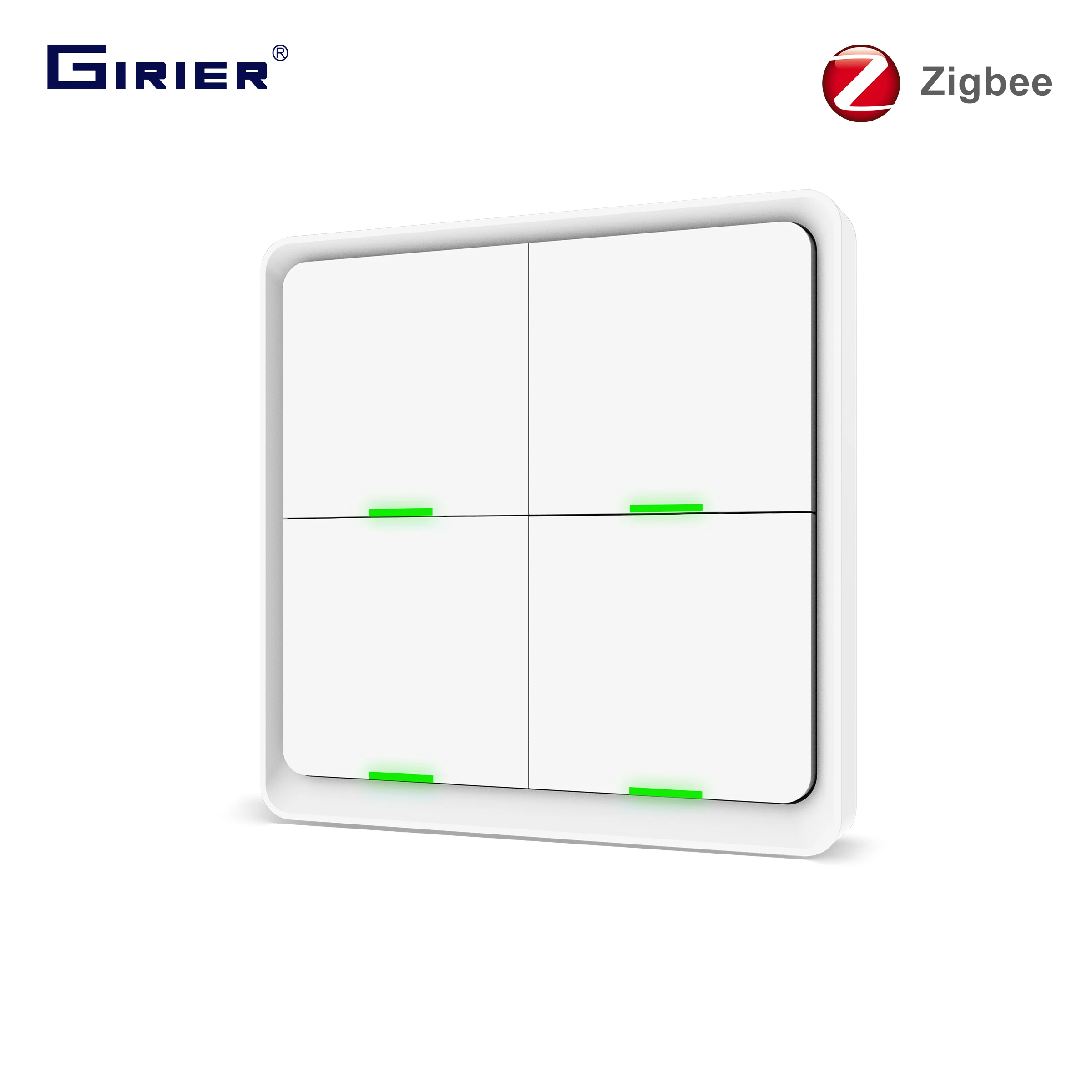 Переключатель Tuya ZigBee универсальный беспроводной смарт выключатель с 4 клавишами
