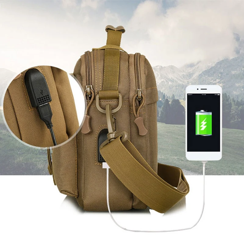 Спортивная сумка на плечо для отдыха природе походная мужчин и женщин дорожная