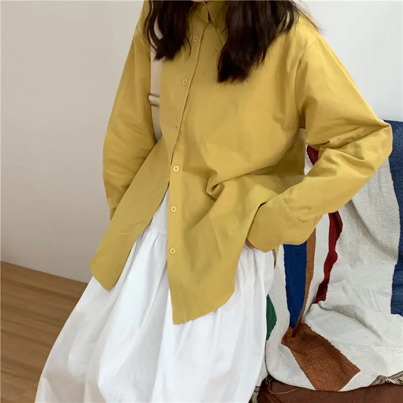 Однотонная Базовая Универсальная 2020 стильная короткая Корейская Повседневная