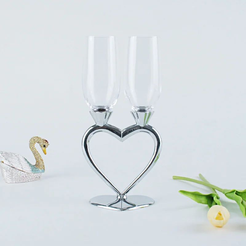 2 pcs/Lot Champagne Goblet Glassware Wine Glass Juice Drink Cocktail Wedding Application Household Products Crystal ZZY108 | Дом и сад
