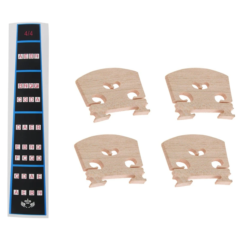 

1 Piece Violin Finger Guide /Fingerboard Sticker Fret Guide Label Finger Chart For Size 4/4 & 4 Piece Violin Parts Violin-Bridge