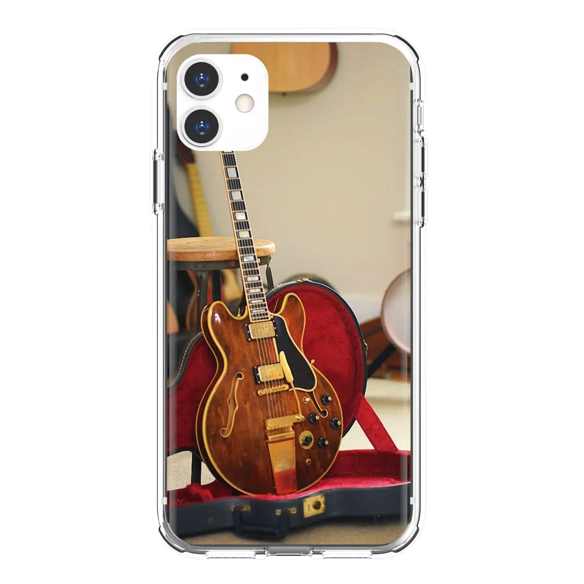 Музыкальные инструменты-гитара Gibson для Huawei P30 P40 P20 P7 P8 P9 P10 Lite Plus Pro 2015 2016 2017 мини