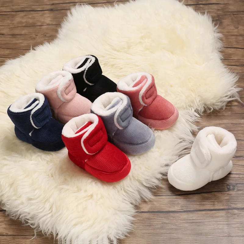 Winter Super Warm Newborn Shoes Baby Girls Princess Winter Boots First Walkers Soft Soled Infant Toddler Baby Footwear Shoes 2021 newborn baby girls lovely bow infant toddler princess first walkers soft soled shoe floral shoes kid prewalker footwear