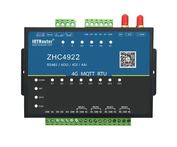 

4G MQTT RTU 8-канальный выключатель дистанционного управления IO 485 модуль связи аналоговый модуль сбора данных 4922