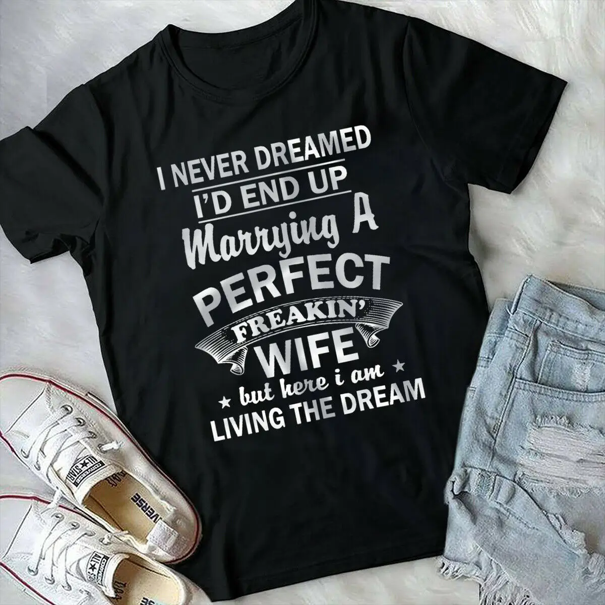 Футболка в винтажном стиле с надписью I Never dreamid|Мужские футболки| |