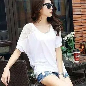 

2019 T Shirt Women Clothes Fashion Tee Top multi Fashion Cotton Ladies Black