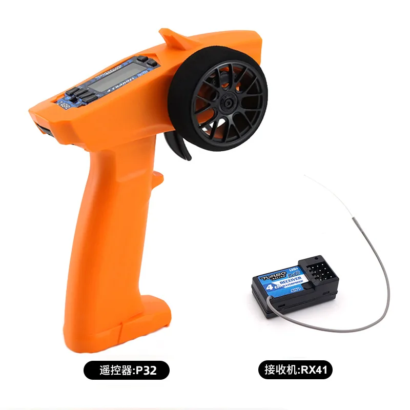Система Turbo Racing P32 91803G-C 2 4G 4CH VT радиопередатчик с ЖК-дисплеем и приемником RX41 для