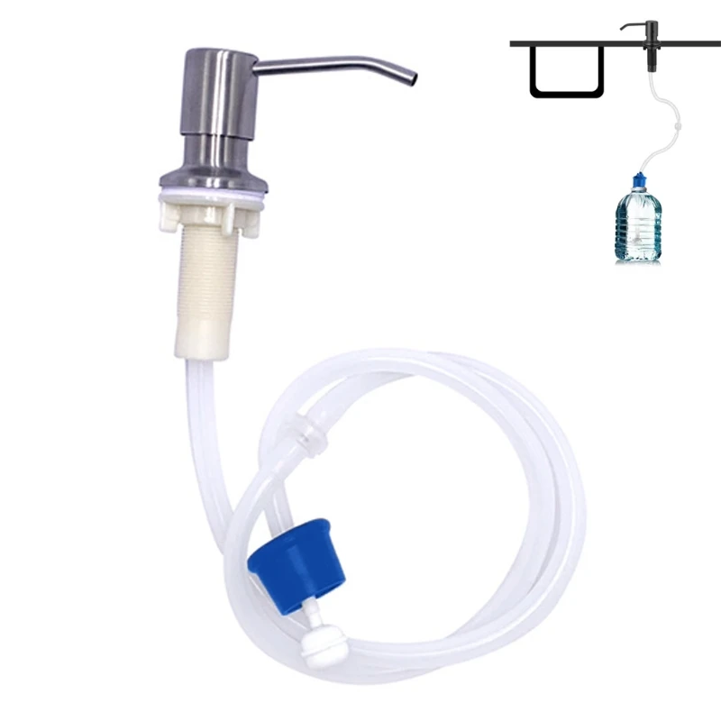 

Sink Soap Dispenser and Extension Tube Kit Built in Soap Dispenser with 45.27” Extension Tube to Soap Bottle (No Bottle)