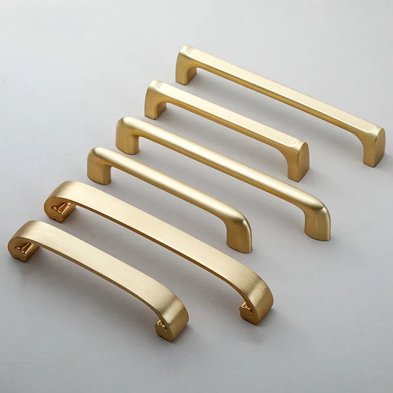 Дверные ручки архаизированного медного золотистого цвета встряхивающая ручка