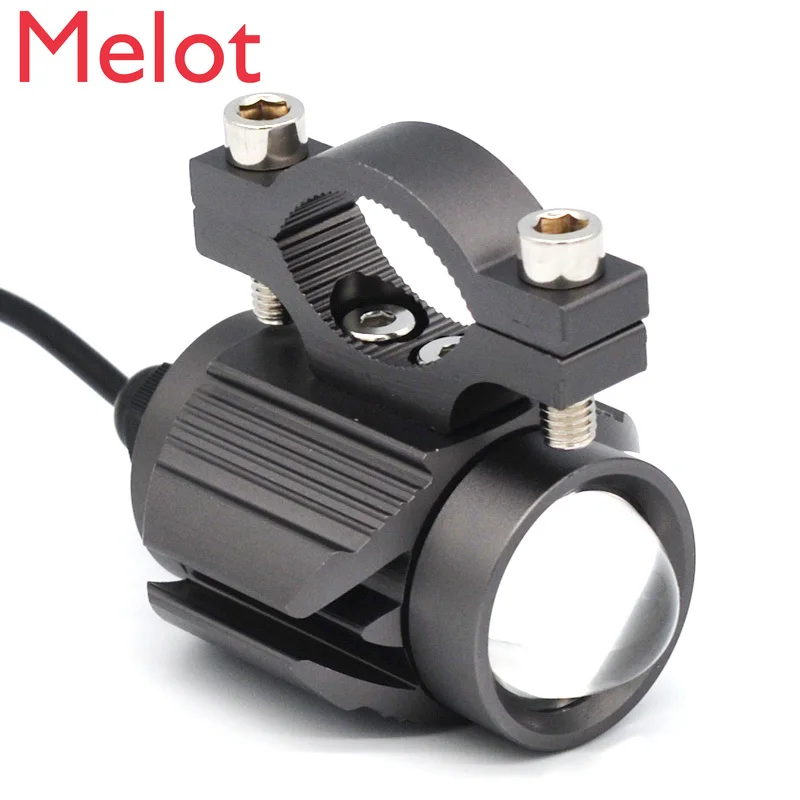 

Electric Motorcycle Super Bright LED Headlight Modification Accessories Lens Auxiliary Paving External Strong Light l Spotlight