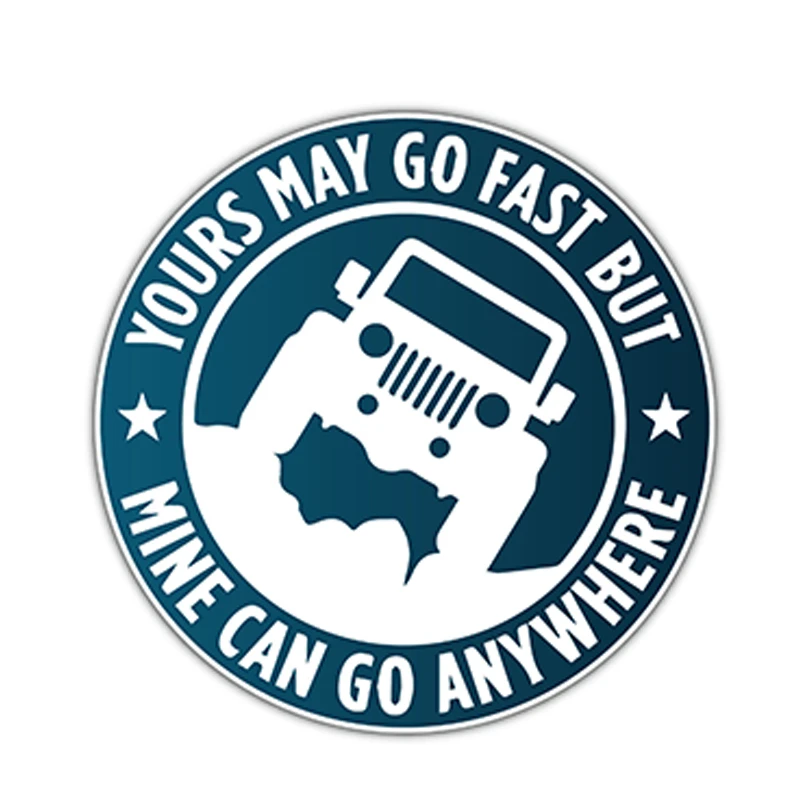 SZWL Can Go Anywhere Автомобильная наклейка Водонепроницаемая JDM художественная Наклейка