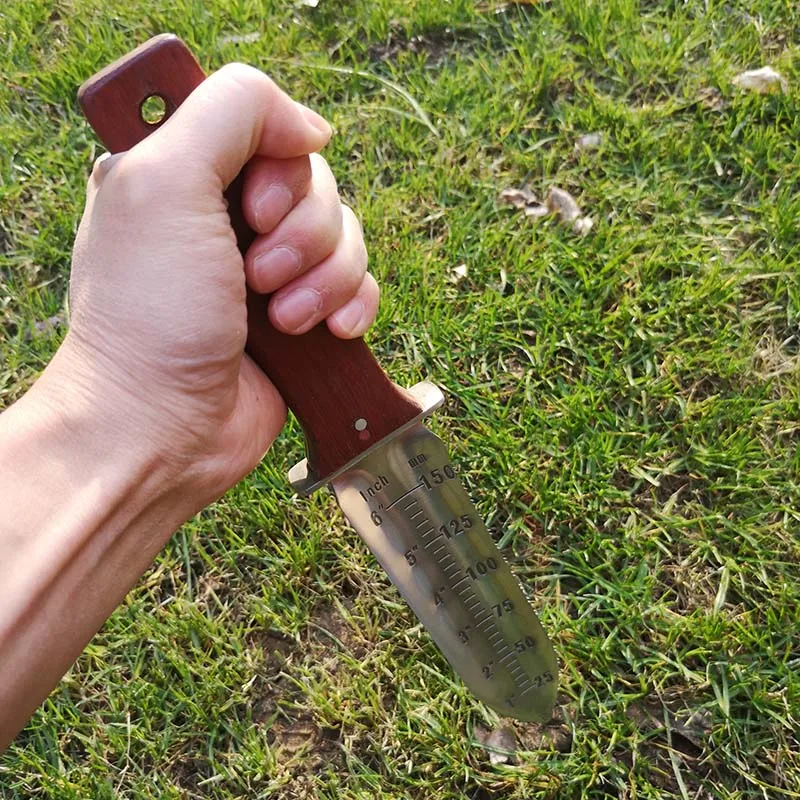 Садовый инструмент из нержавеющей стали для выкапывания и прополки походный