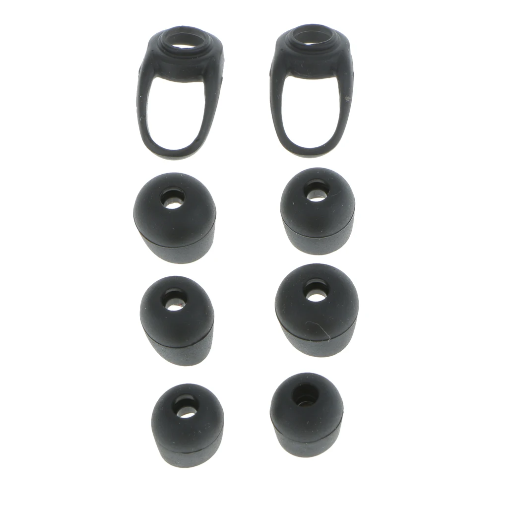 6 шт. противоскользящие ушные вкладыши сменные наконечники S M L w/2 наушники для