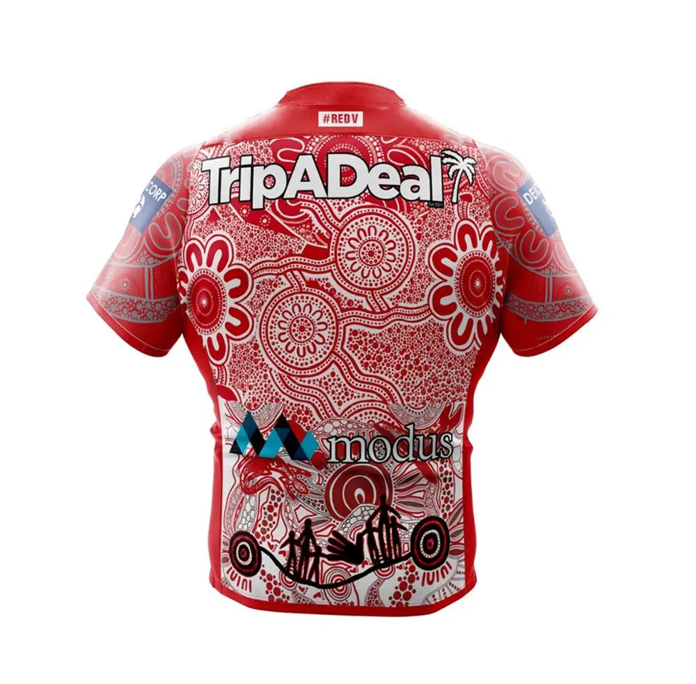 

ST.GEORGE DRAGON 2020 Indigenous Rugby Jersey Sport Shirt S-5XL