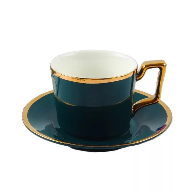 Керамический кофейный набор в европейском стиле из костяного фарфора ложек с