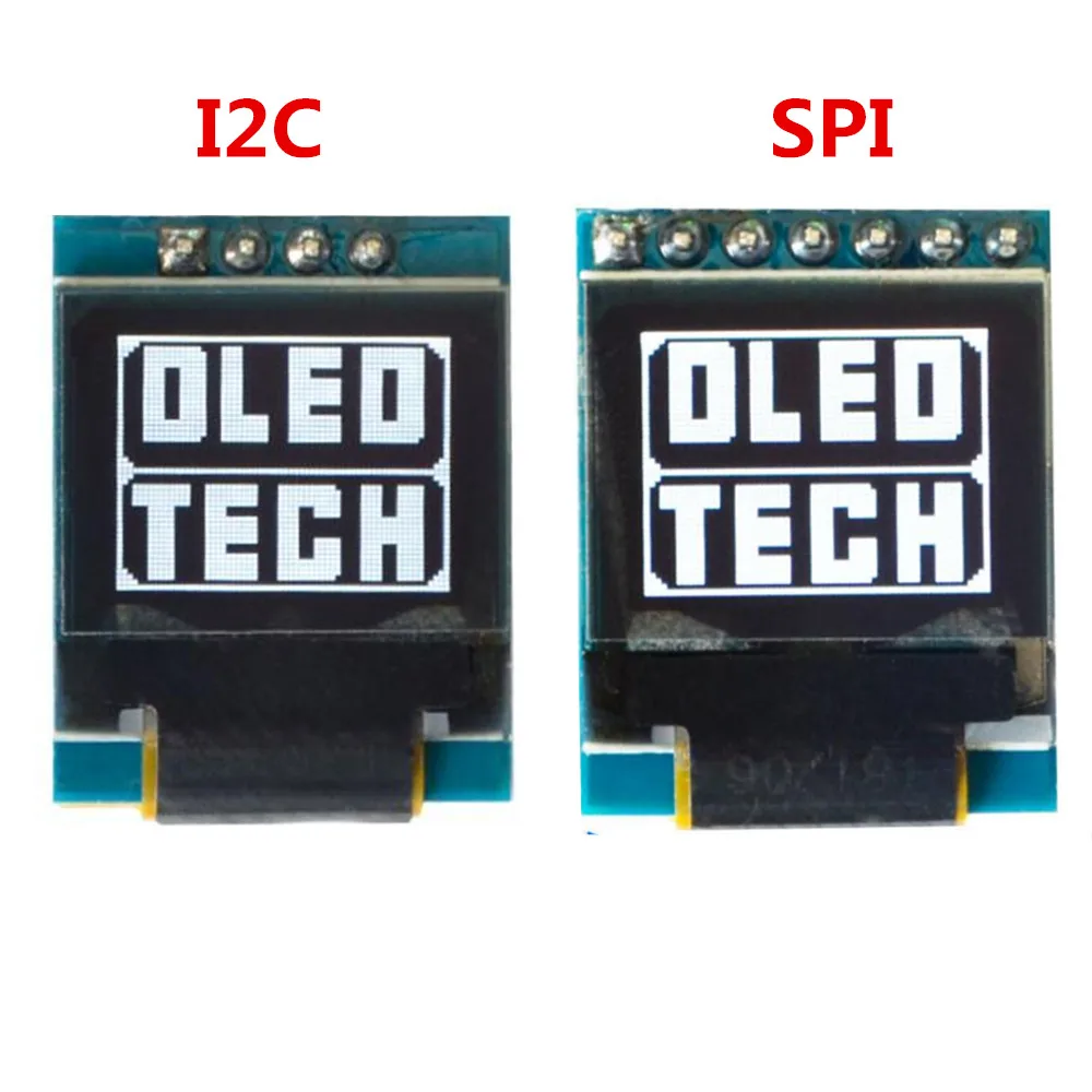 4/7Pin 0 66 дюймовый OLED дисплей 6448 белый модуль IIC/SPI интерфейс SSD1306 драйвер|Детали и