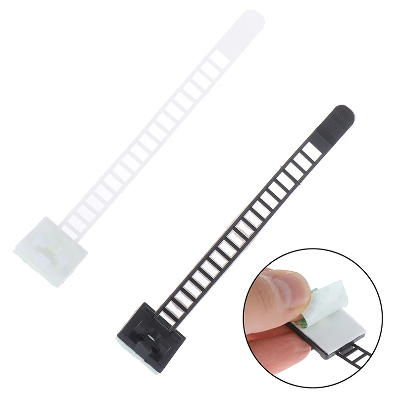 20 шт. Регулируемая кабельная стяжка зажимы для кабеля зажим крепления провода 18