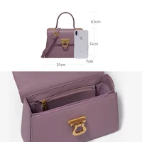 LA FESTIN 2022 New Trend Retro Mini Book Handbag Fashion One-shoulder Portable Messenger Leather Female Crossbody Bag Design 2