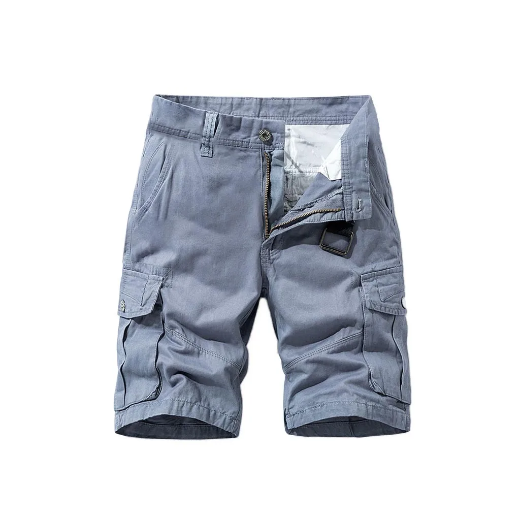 

Шорты-карго мужские камуфляжные, повседневные свободные штаны, модная тактическая спортивная одежда в стиле милитари, удобные камуфляжные ...