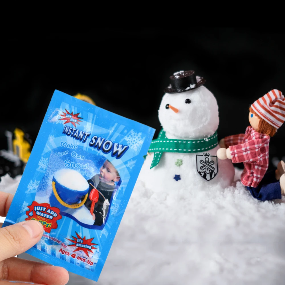 1 сумка искусственный снег мгновенный пушистый Снежинка украшение супер