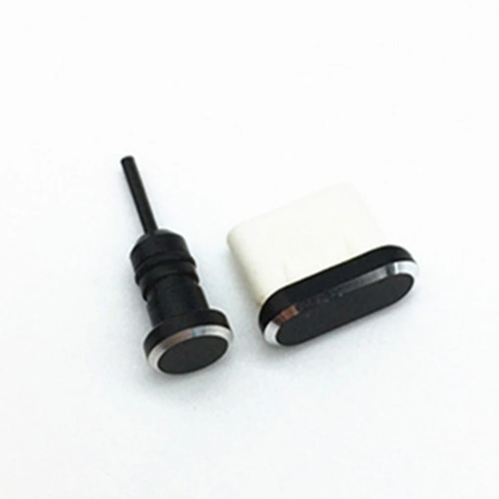 

2PCS/Set Type C Anti Dust Plus For Xiaomi Huawei Samsung Type-C Charging Port Earphone Jack USB Dust Plug Kit