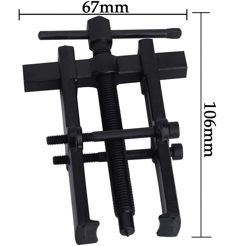 Car Two Jaw Inner Bearing Bilateral Rotation Gear Puller Automotive Machine Installation Remover Hand Tool Garage Parts |
