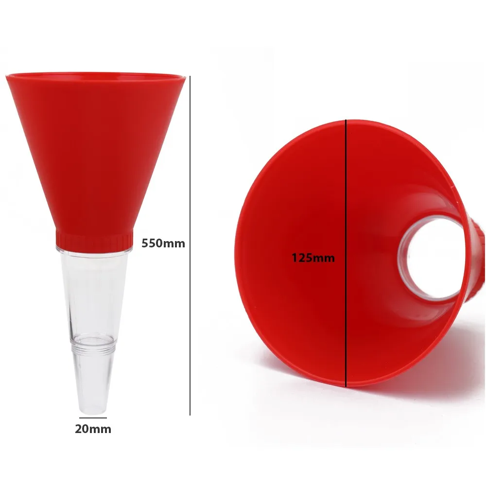 Автомобильная универсальная масляная Воронка пластмассовая система двигателя с