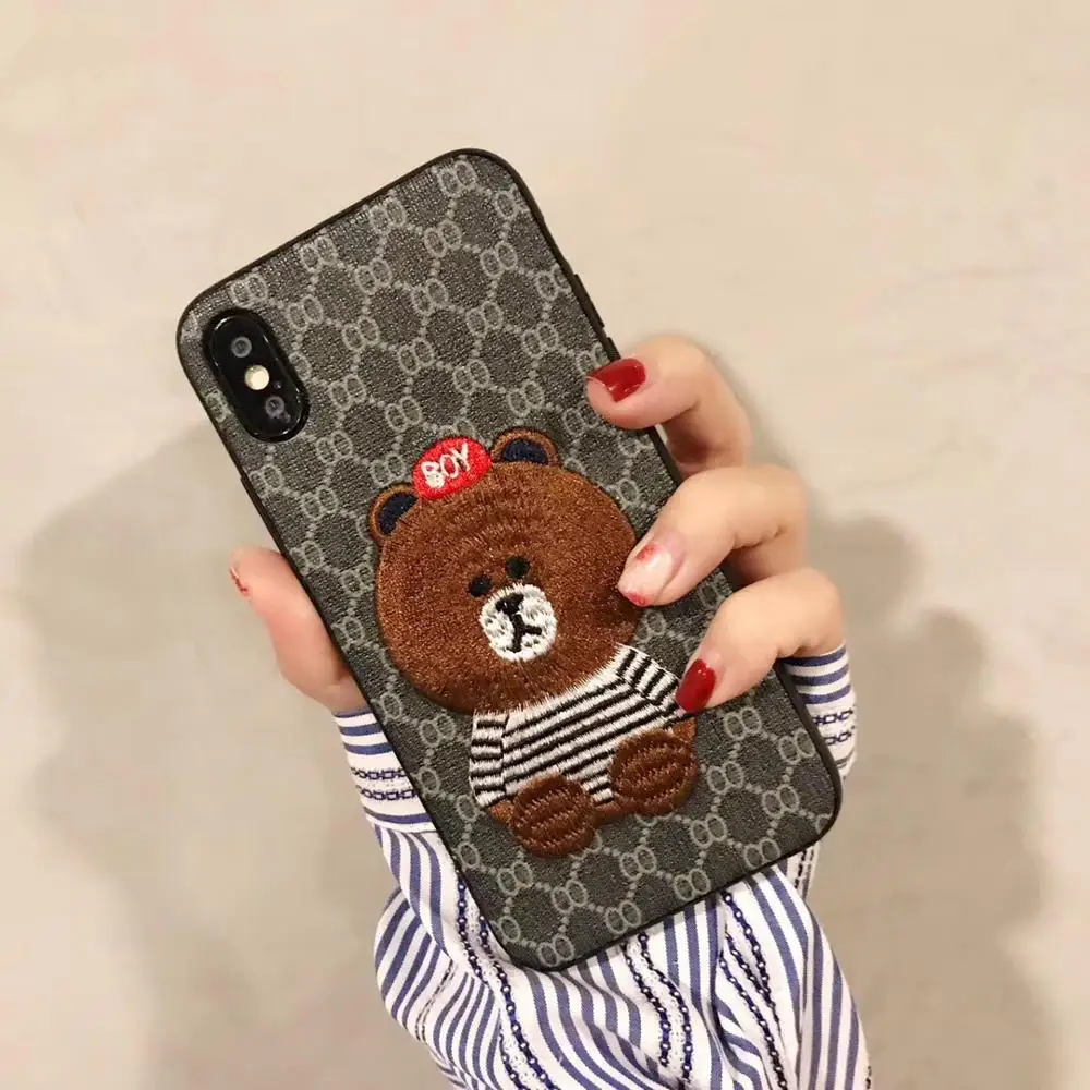 Чехол для телефона moschi Bear iPhone 6 7 8 Plus X 11 Pro XS MAX XR 2019 Модный чехол с мультяшным