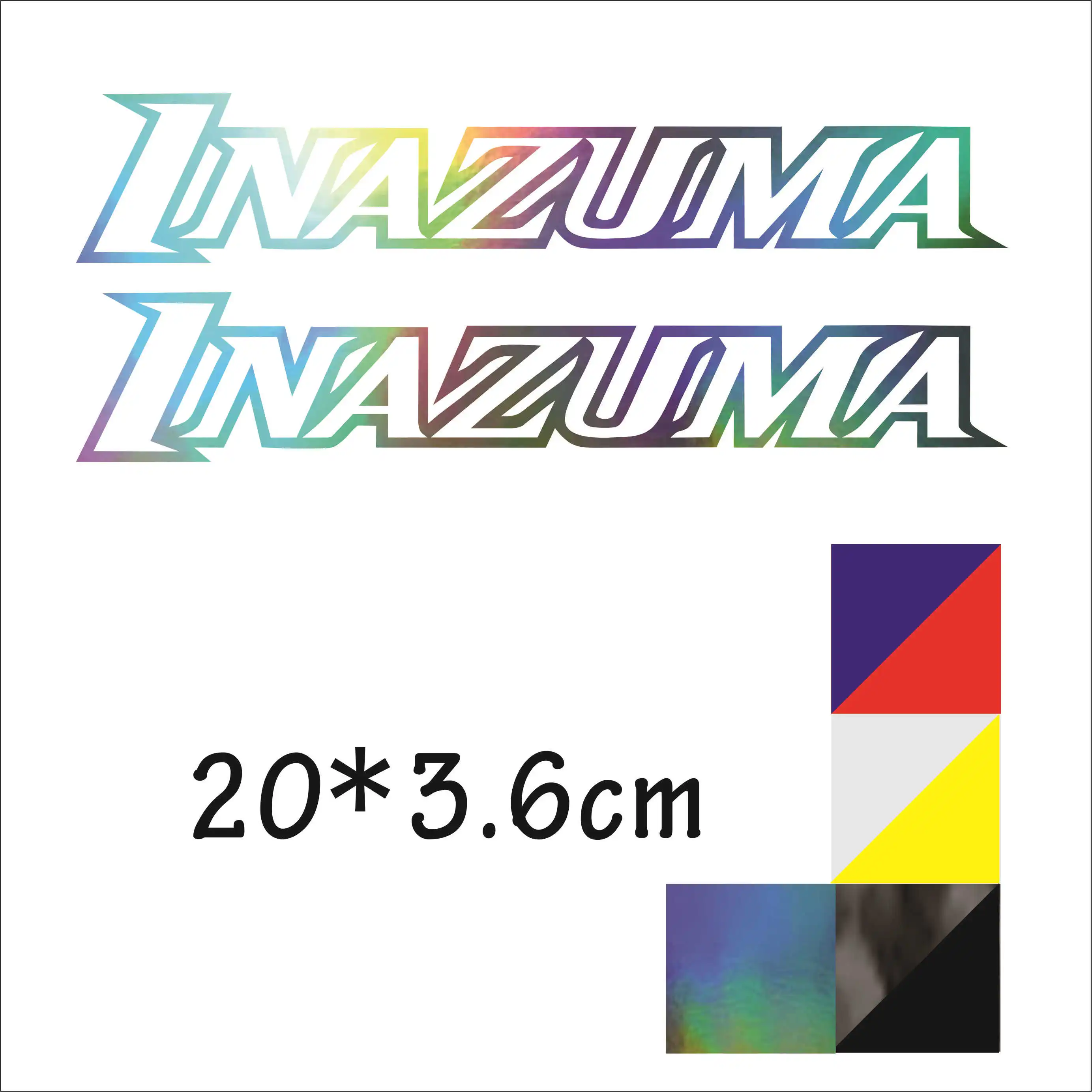 

hot sale Motorcycle Carbon black laser color reflective helmet sticker fit for Moto GP Rossi fit for INAZUMA