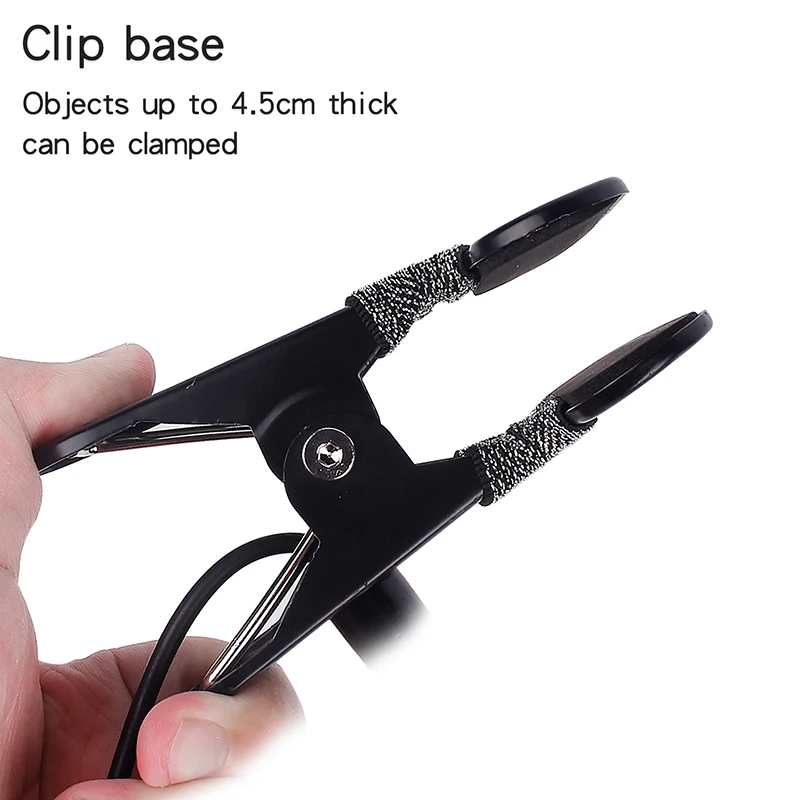 Гибкая регулирусветодиодный светодиодная Лупа с подсветкой USB 5X 3X 10X для