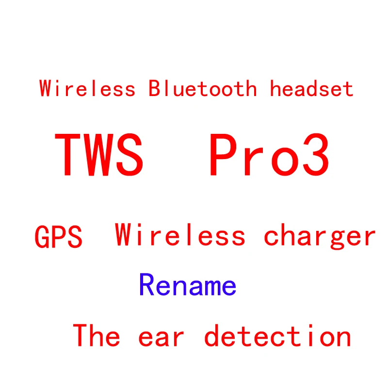 

New Wireless Bluetooth earphone High sound quality and high fidelity Copy second generation and third generation For pro2 pro3