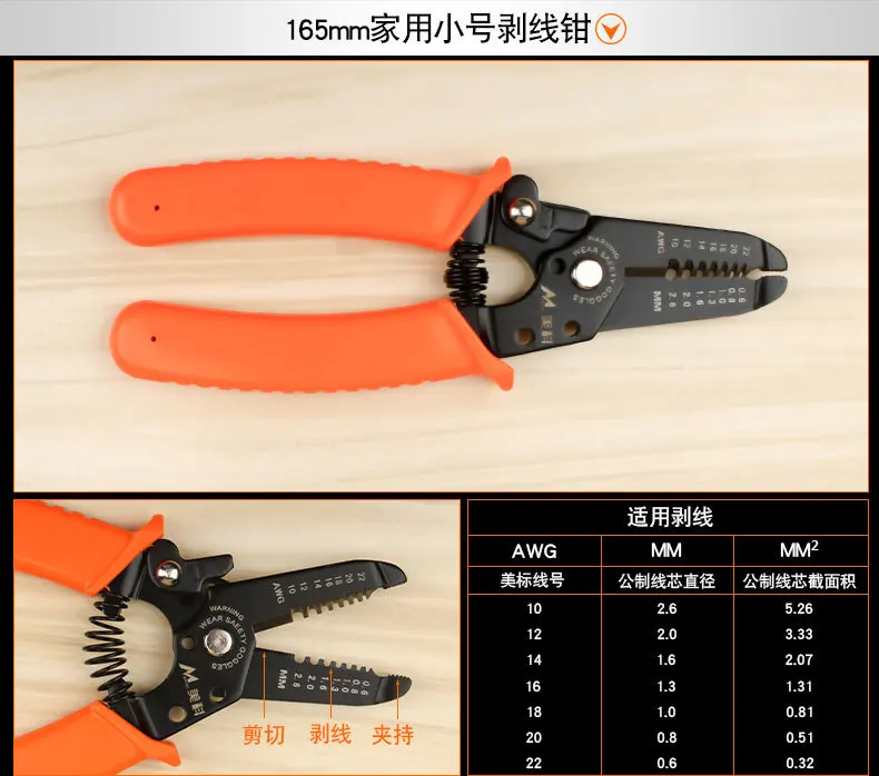 

Плоскогубцы для зачистки проводов ZHRIVOER