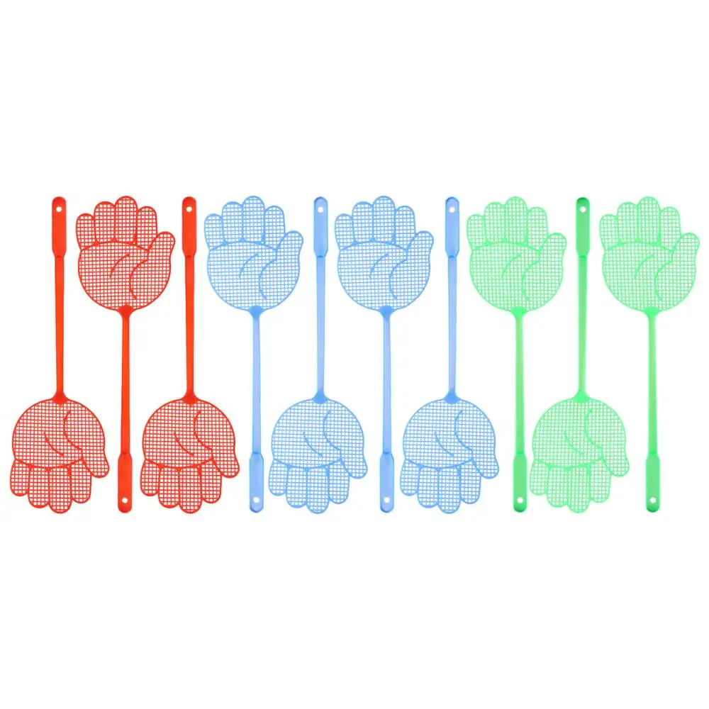 20 шт. пластиковые Хлопушки для насекомых с рисунком ладони|Мухобойки| |