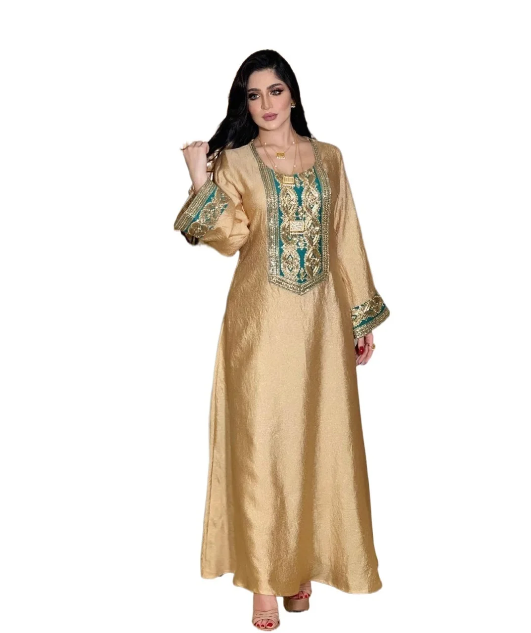 

Мусульманское платье Caftan Абая для женщин Дубай Abaya Турция хиджаб платье мусульманская одежда марокканский кафтан индийский модный мусульм...