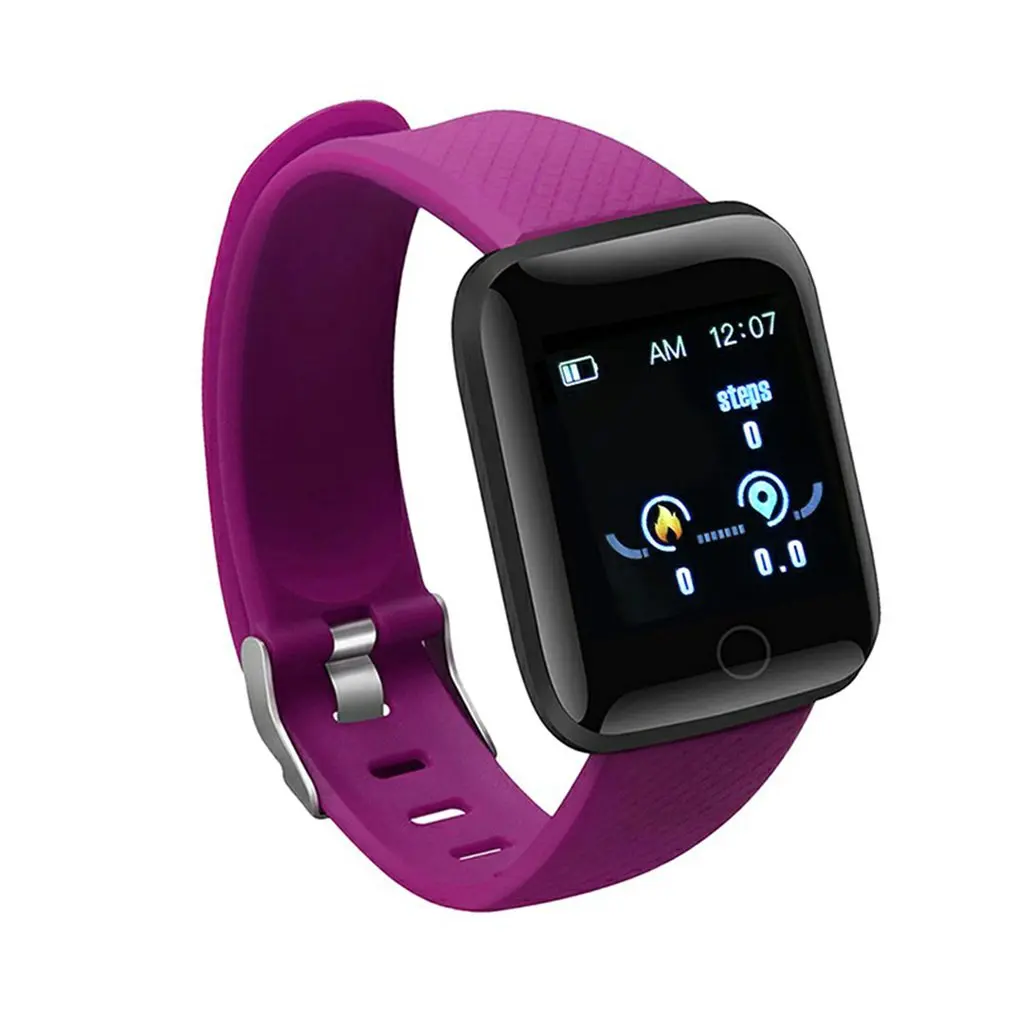 116plus Smart Bracelet Sports Heart Rate Monitoring Wireless Pedometer 116S Watch | Электроника