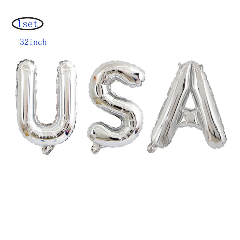 

1set Latex Balloon USA Patriot American flag Star Balls independence Day Party supplies toy Birthday Party Decoration Air Globo