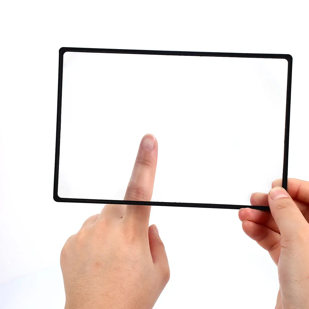 Прозрачная стеклянная линза увеличительное стекло Офисная лупа из ПВХ для