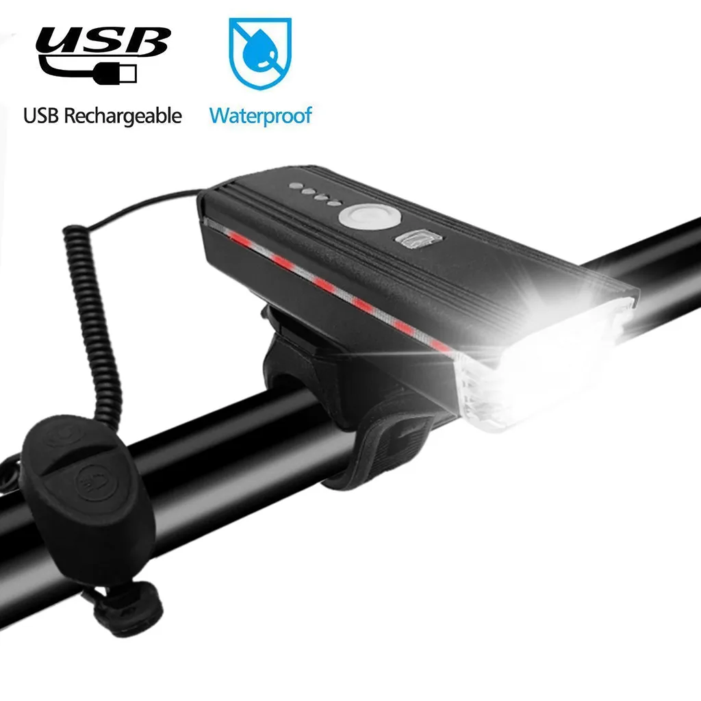 Велосипедный светильник USB Перезаряжаемый 300 люмен велосипедный светодиодный