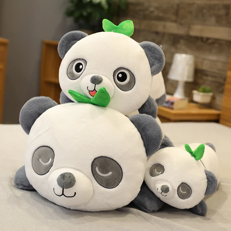 

Hot New 1pc 45/65/90cm Super Soft Cartoon Panda with Bamboo Stuffed Soft Animal Appease Doll for Kids Baby Girls Lovely Gift Toy