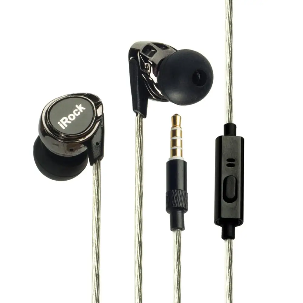 

In-Ear Hybrid Multidriver System Earphones with Mic Hifi Monitor Headset Dual Drivers Wired Hi-Res Earbuds